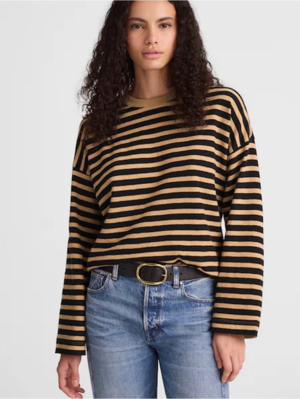 Madewell Easy Crewneck Long-Sleeve Tee